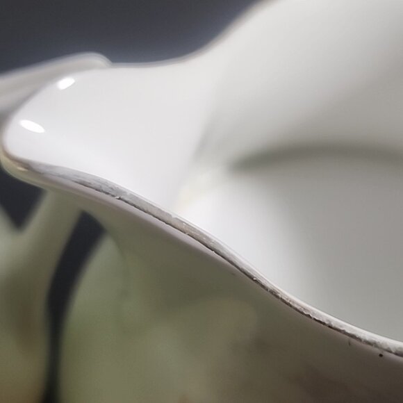 Z S & Co Bavaria Porcelain Sugar Bowl & Creamer Set Signed - Picture 10 of 14